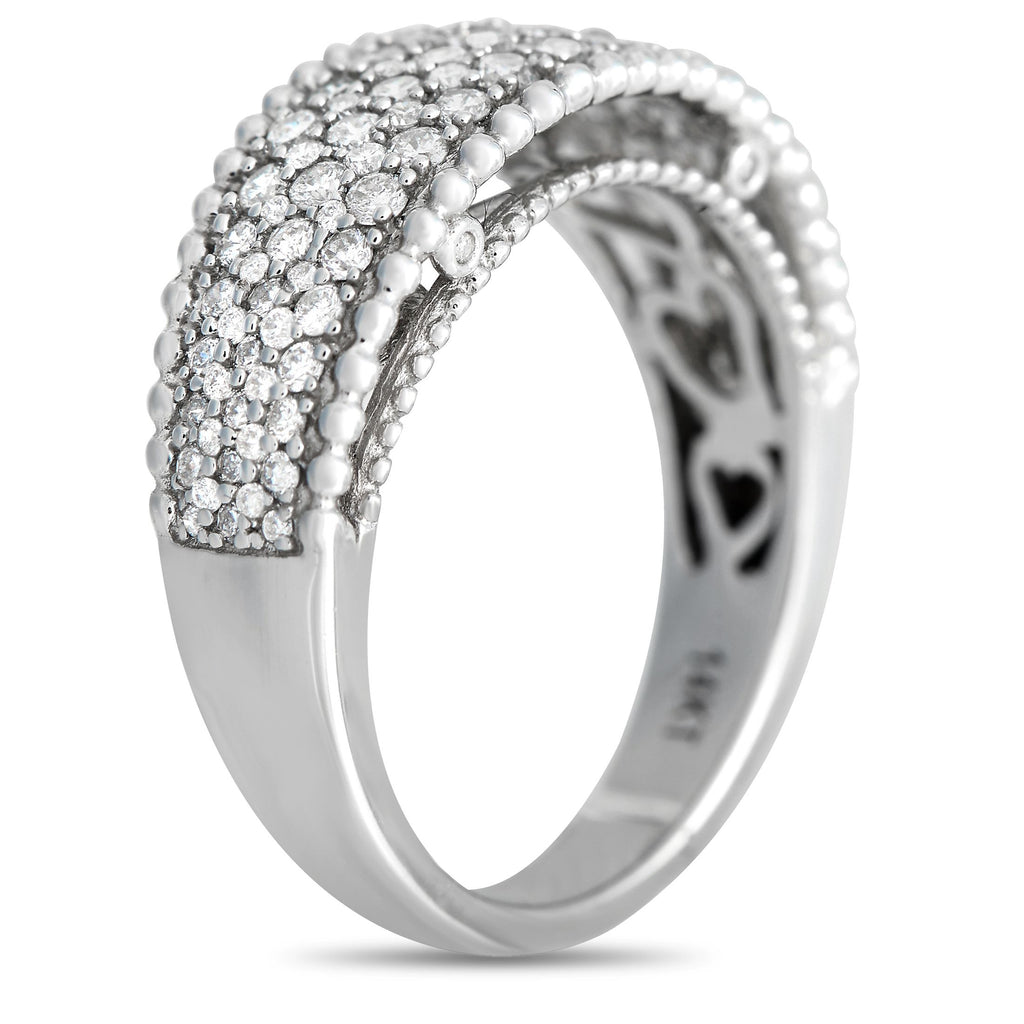 Exclusive 14K White Gold 1.0ct Diamond Ring