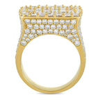 Exclusive 14K Yellow Gold 10.49 ct Diamond Ring