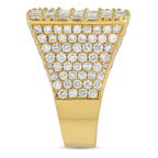 Exclusive 14K Yellow Gold 10.49 ct Diamond Ring