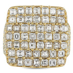 Exclusive 14K Yellow Gold 10.49 ct Diamond Ring
