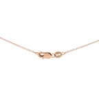 18K Rose Gold 1.00 ct Diamond Bar Necklace
