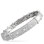 Exclusive 18K White Gold 2.02ct Diamond Bracelet ALB-17325 – An easy-to-wear diamond bracelet that offers an elegant finish t