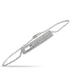 18K White Gold 0.85ct Diamond Bracelet
