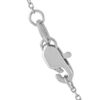 14K White Gold 1.0ct Diamond Necklace
