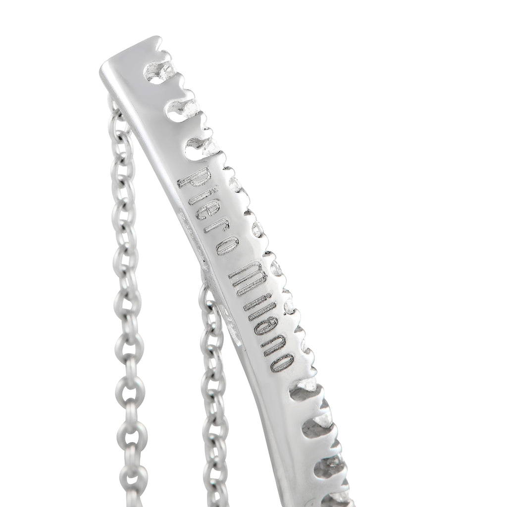 Piero Milano 18K White Gold 1.10ct Diamond Earrings
