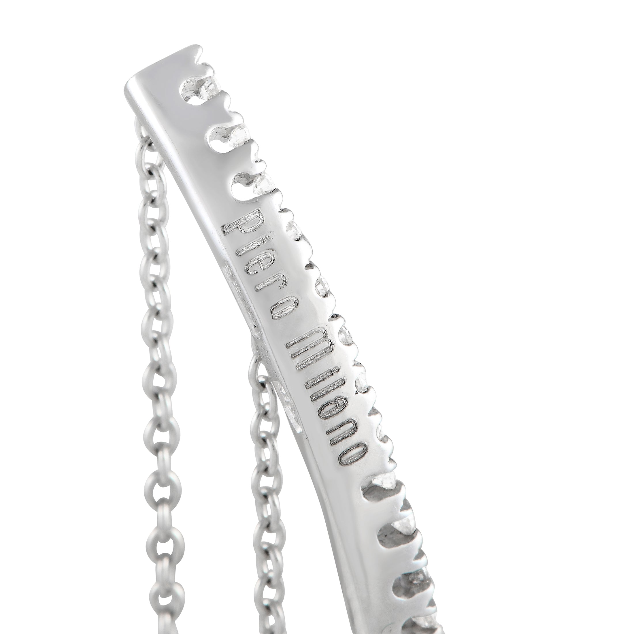 Piero Milano 18K White Gold 1.10ct Diamond Earrings
