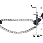 Piero Milano18K White Gold 0.72ct Diamond Cord Necklace