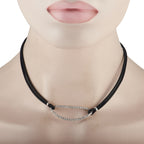 Piero Milano18K White Gold 0.72ct Diamond Cord Necklace