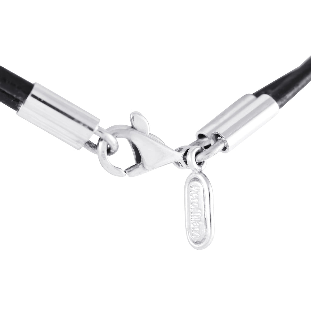 Piero Milano 18K White Gold 0.38ct Diamond Cord Necklace