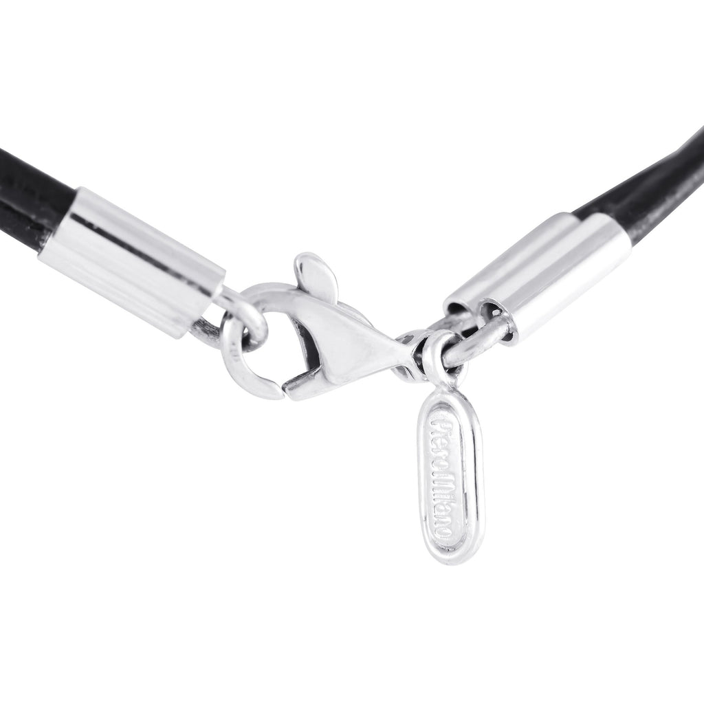 Piero Milano 18K White Gold 0.38ct Diamond Cord Necklace