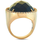 Roberto Coin 18K Rose Gold Diamond and Onyx Ring