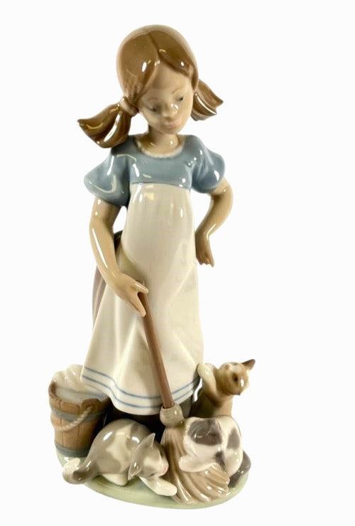 LLADRO PLAYFUL KITTENS 1984-02 PORCELAIN FIGURINE  5232G