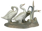 LLADRO GEESE GROUP 1969-96 PORCELAIN FIGURINE  4549G