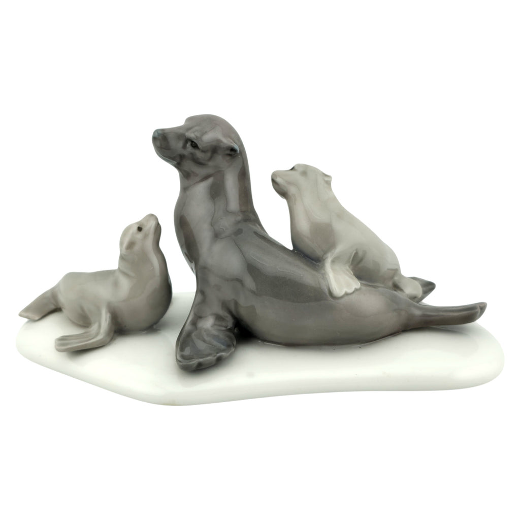 LLADRO Mini Seal Family  Miniature Animals Retired