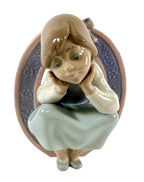 Lladro  Vintage Limited Edition Schoolgirl O  5148 – Lladro porcelain figurine titled Schoolgirl O (No