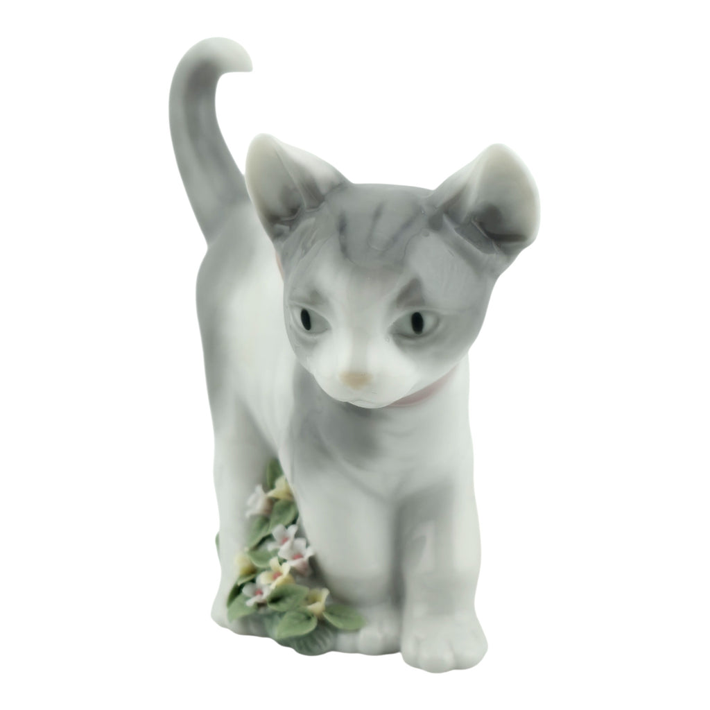 LLADRO #6568 KITTEN PATROL Gatito Revoltoso CAT FIGURINE RETIRED in 2002