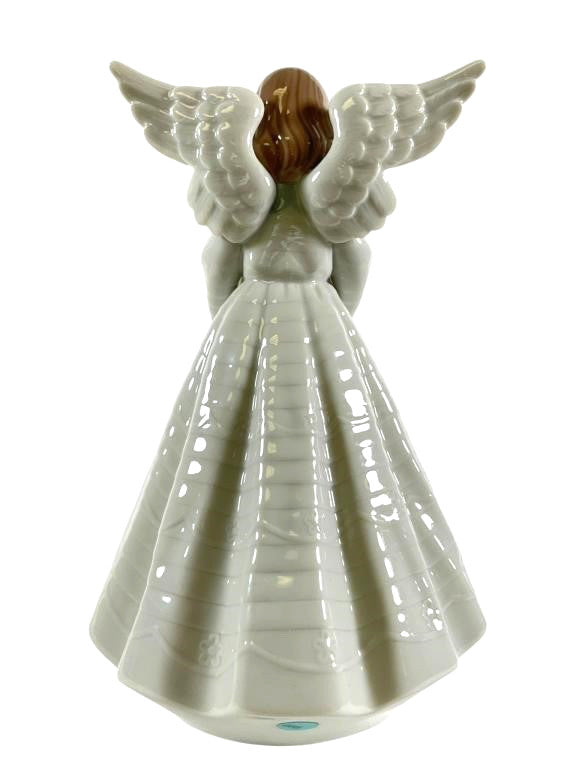 Lladro Porcelain Angelic Cymbalist  5876. Porcelain Figurine