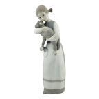 LLADRO Retired Girl With Lamb  Children with Animals