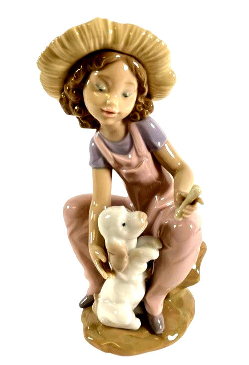 LLADRO FRIENDS FOREVER 1999 PORCELAIN FIGURINE  6680G
