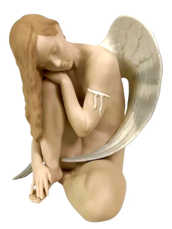 Lladro Vintage Limited Edition Porcelain Wonderful Angel 8236 Rare – Lladro Wonderful Angel porcelain figure, model number 82