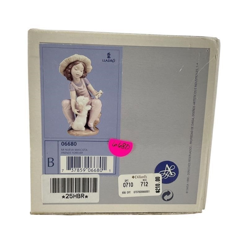 LLADRO FRIENDS FOREVER 1999 PORCELAIN FIGURINE  6680G