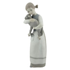 LLADRO Retired Girl With Lamb  Children with Animals