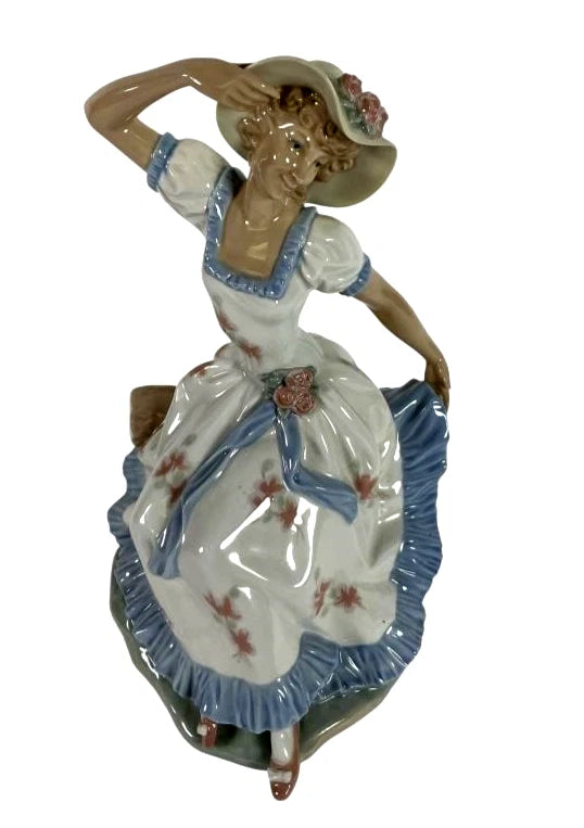 Lladro  Vintage Limited Edition NAU Daisy Figurine, 1978 – Lladro NAU porcelain figurine titled 'Daisy,' dated 1978