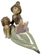 LLADRO A LESSON SHARED 1988-97 PORCELAIN FIGURINE  5475G