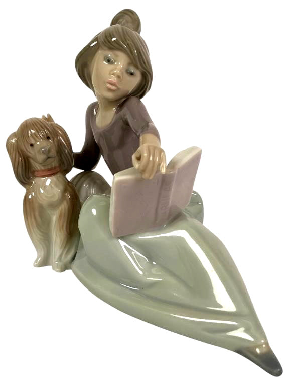 LLADRO A LESSON SHARED 1988-97 PORCELAIN FIGURINE  5475G