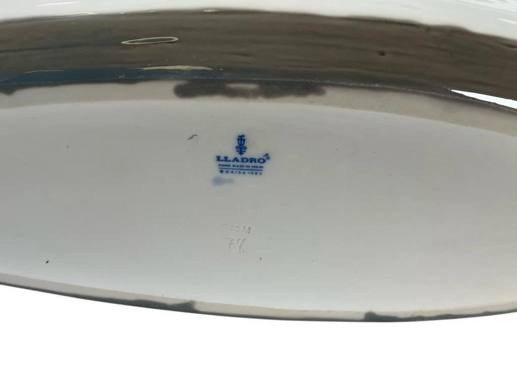 Lladro Limited Edition Porcelain Grandparents  Fishing with Gramps model #5215