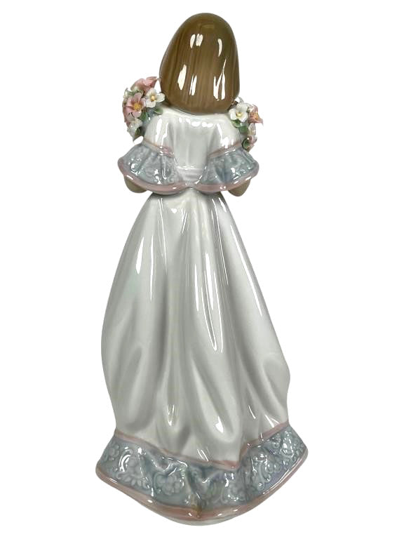 LLADRO SPRING BOUQUETS 1987-87 SOCIETY PIECE 1987 PORCELAIN FIGURINE  7603