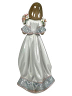 LLADRO SPRING BOUQUETS 1987-87 SOCIETY PIECE 1987 PORCELAIN FIGURINE  7603