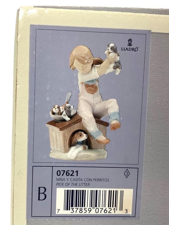 LLADRO PICK OF THE LITTER 1993 EVENT PORCELAIN FIGURINE  7621G
