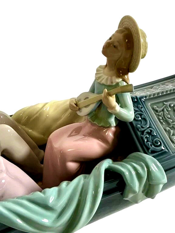 Lladro Limited Edition Porcelain In the Gondola model #1550 Large RARE