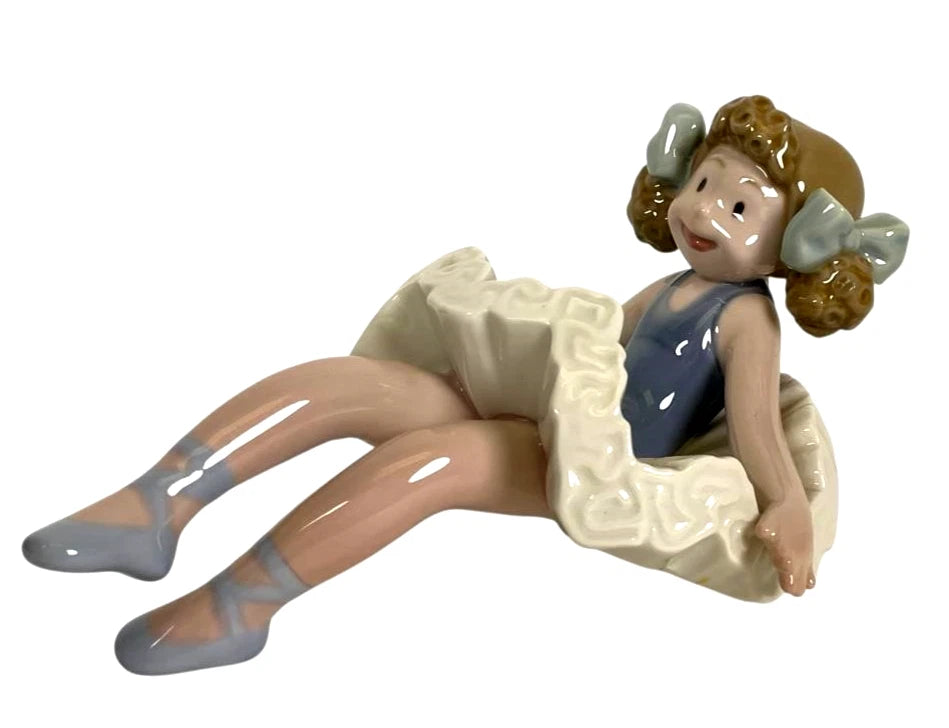 Lladro Vintage Limited Edition  Porcelain Figurine Rag Doll Ballerina #1501 – Lladro porcelain figurine titled 'Rag Doll Ball