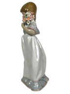 LLADRO SPRING BOUQUETS 1987-87 SOCIETY PIECE 1987 PORCELAIN FIGURINE  7603