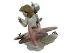 LLADRO RETIRED: 2004 DON'T LOOK DOWN LLADRO ITEM #01005698