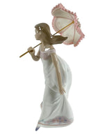 Lladro Afternoon Promenade  7636 Porcelain Figurine