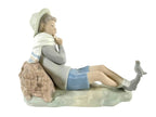 LLADRO SHEPHERD WITH BIRD 1970-85 PORCELAIN FIGURINE  4730G