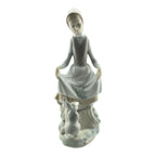 Lladro Rabbit's Food Collectible Figurine #4826 Retired Glazed Finish