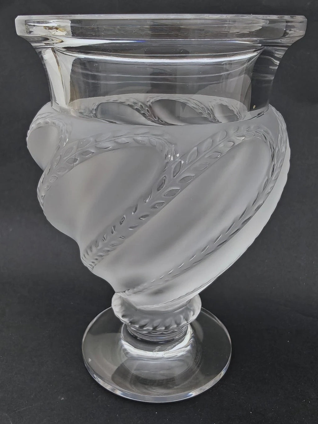 Rene Lalique (1860–1945)   Ermenonville  vase Creation 1927