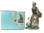 Lladro  Vintage Limited Edition Shepherdess with Ducks  #4568