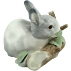Rabbit Eating Grey Animals Domestic by LLADRO Retired  1998