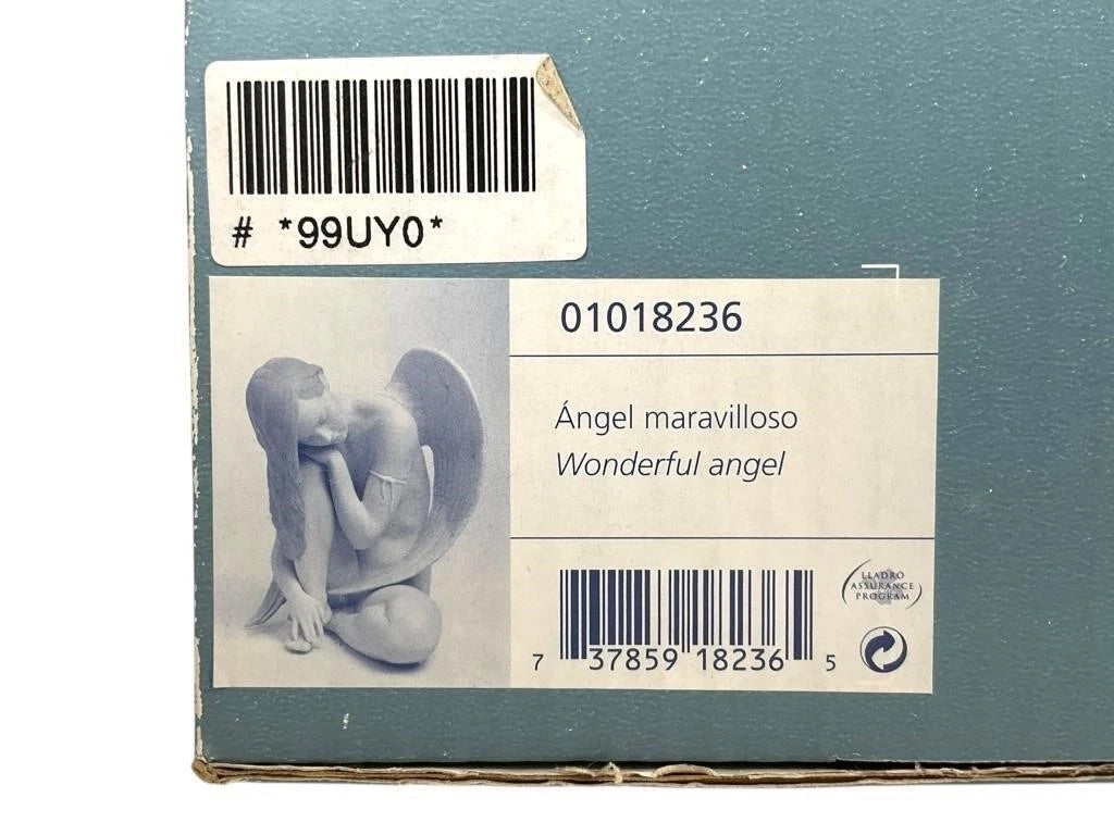 Lladro Vintage Limited Edition Porcelain Wonderful Angel 8236 Rare