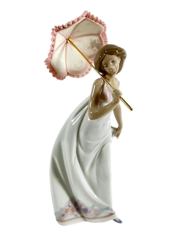 Lladro  Vintage Limited Edition Afternoon Promenade  7636 – Lladro porcelain figurine titled Afternoon Promenade, model #7636