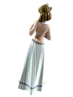 LLADRO INNOCENCE IN BLOOM 1996 SOCIETY PORCELAIN FIGURINE  7644G