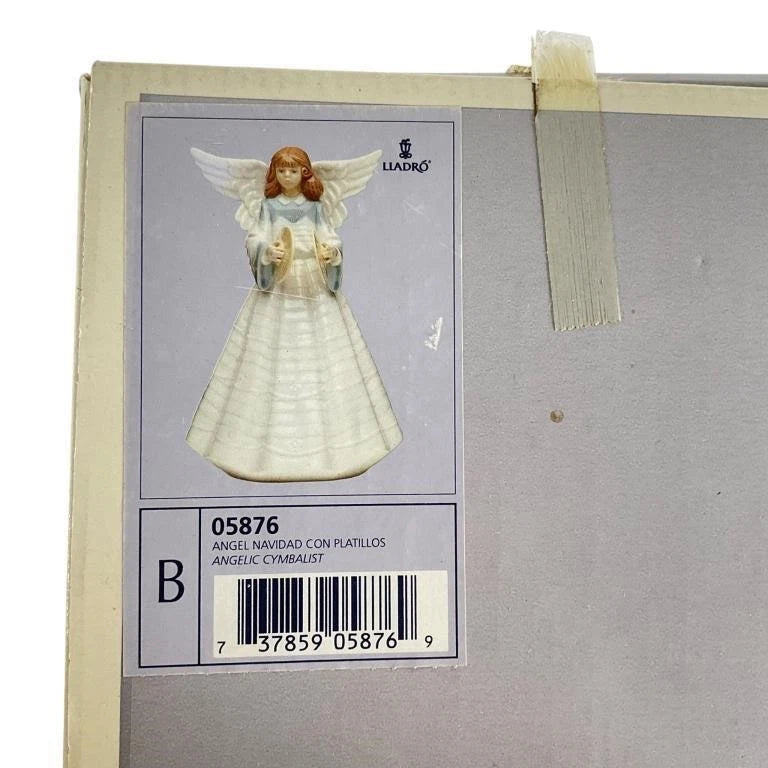 Lladro  Vintage Limited Edition Porcelain Angelic Cymbalist  5876