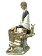 LLADRO NEW SHEPHERDESS 1969-85 PORCELAIN FIGURINE  4576G