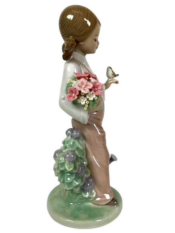 Lladro Vintage Limited Edition  Porcelain Figurine Spring Girl 5217