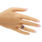 Salavetti 18K White Gold 0.98 ct Diamond Ball Ring